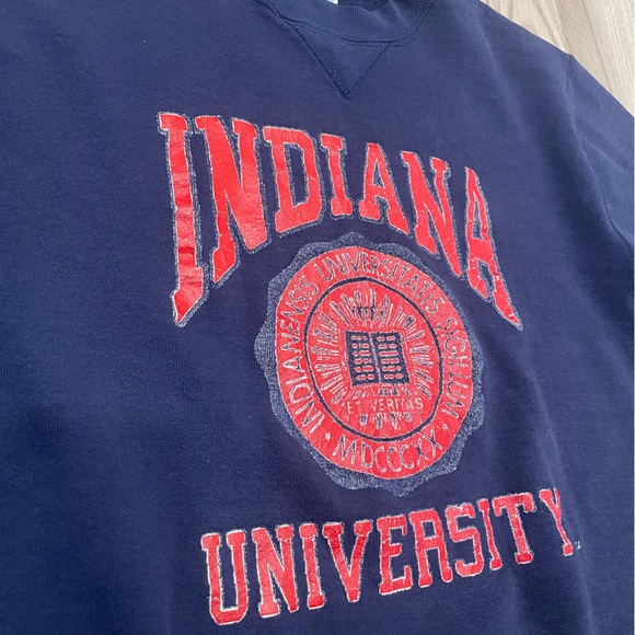Indiana University Vintage Russell‎ Athletic Crewneck Women’s Medium - Picture 2 of 5